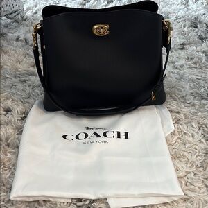 Coach Willow Shoulder Bag in Black